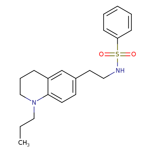 N-[2-(1-propyl-1,2,3,4-tetrahydroquinolin-6-yl)ethyl]benzenesulfonamide