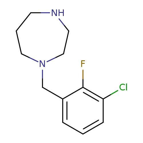 1-[(3-chloro-2-fluorophenyl)methyl]-1,4-diazepane