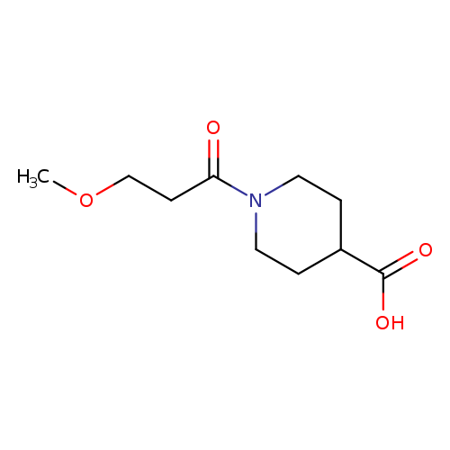 1-(3-Methoxypropanoyl)piperidine-4-carboxylic acid