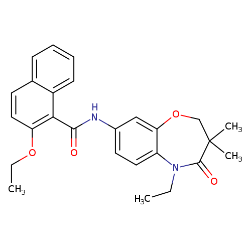 2-ethoxy-N-(5-ethyl-3,3-dimethyl-4-oxo-2,3,4,5-tetrahydro-1,5-benzoxazepin-8-yl)naphthalene-1-carboxamide