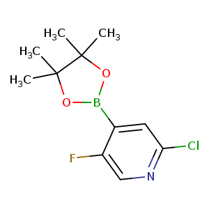 Pyridine, 2-chloro-5-fluoro-4-(4,4,5,5-tetramethyl-1,3,2-dioxaborolan-2-yl)-
