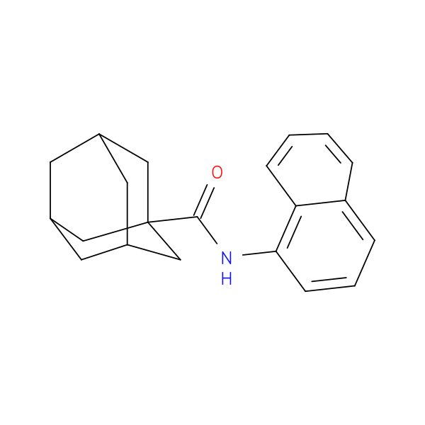 Tricyclo[3.3.1.13,7]decane-1-carboxamide,N-1-naphthalenyl-