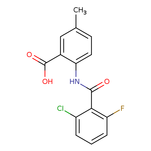 2-(2-chloro-6-fluorobenzamido)-5-methylbenzoic acid