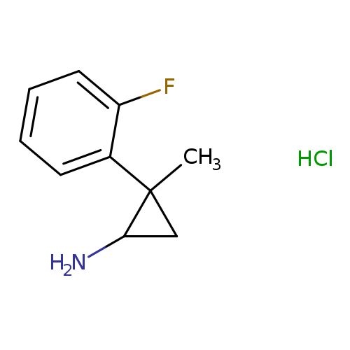 2-(2-Fluorophenyl)-2-methylcyclopropan-1-amine hydrochloride