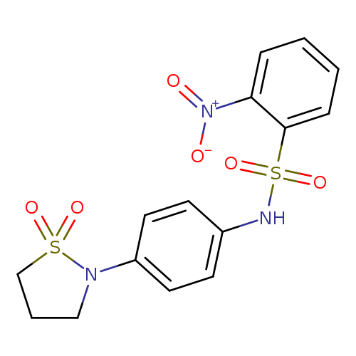N-[4-(1,1-dioxo-1lambda6,2-thiazolidin-2-yl)phenyl]-2-nitrobenzene-1-sulfonamide