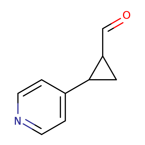 2-(Pyridin-4-yl)cyclopropanecarbaldehyde