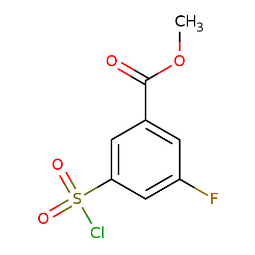 methyl 3-(chlorosulfonyl)-5-fluorobenzoate