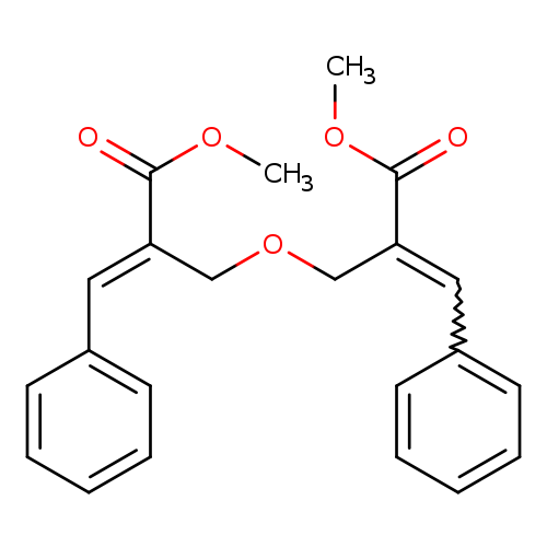 methyl (2E)-2-{[(2E)-3-methoxy-3-oxo-2-(phenylmethylidene)propoxy]methyl}-3-phenylprop-2-enoate