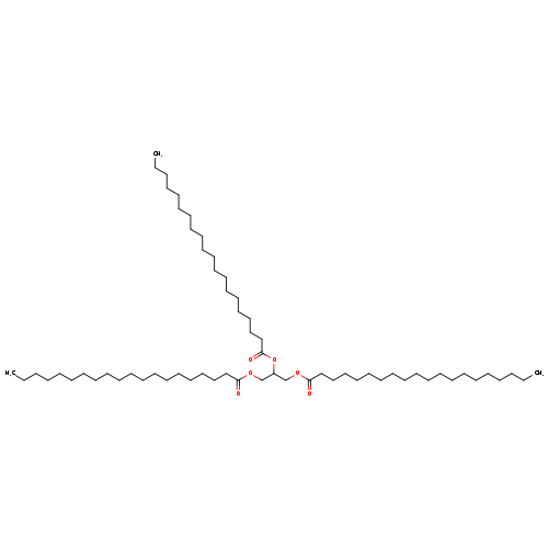 Eicosanoic acid, 1,​2,​3-​propanetriyl ester