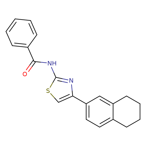 N-[4-(5,6,7,8-tetrahydronaphthalen-2-yl)-1,3-thiazol-2-yl]benzamide