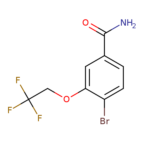 4-Bromo-3-(2,2,2-trifluoroethoxy)benzamide