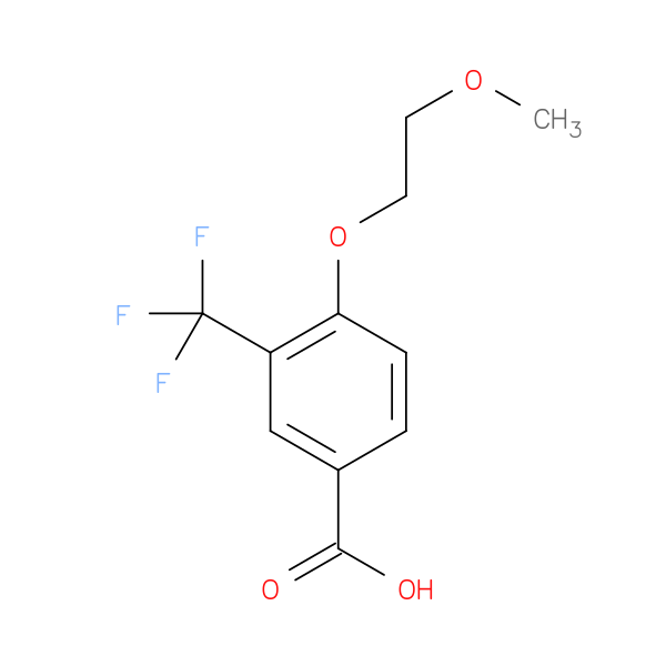 4-(2-Methoxyethoxy)-3-(trifluoromethyl)benzoic acid