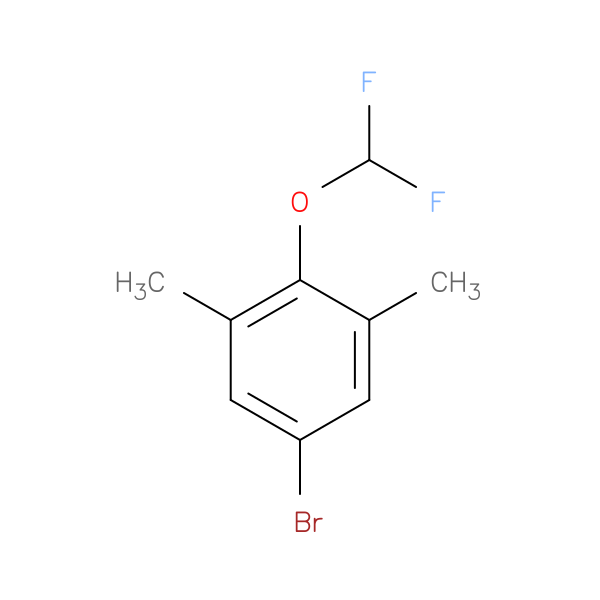 5-Bromo-2-(difluoromethoxy)-1,3-dimethylbenzene