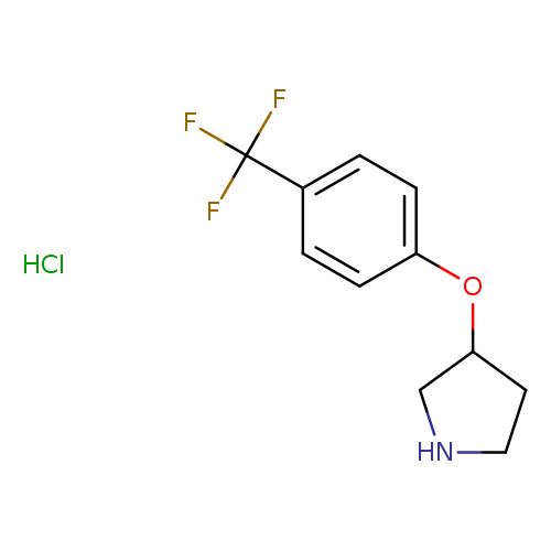 3-[4-(Trifluoromethyl)phenoxy]-pyrrolidine HCl