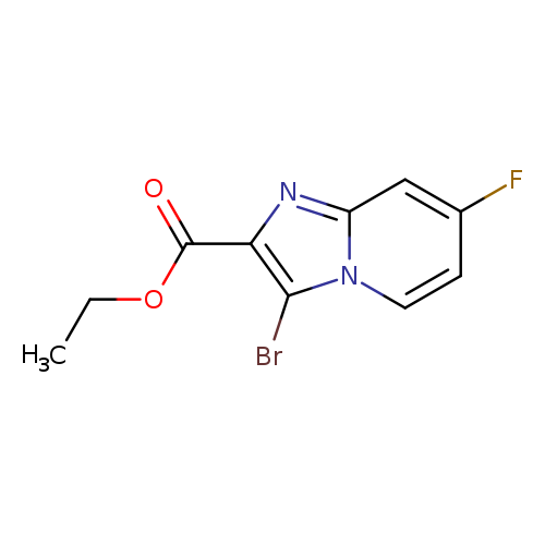 Ethyl 3-bromo-7-fluoroimidazo[1,2-a]pyridine-2-carboxylate
