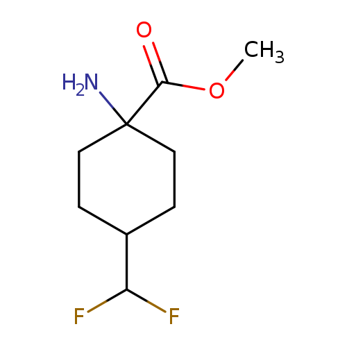 methyl 1-amino-4-(difluoromethyl)cyclohexane-1-carboxylate