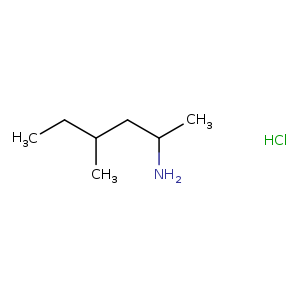 4-Methyl-2-hexanamine, HCl