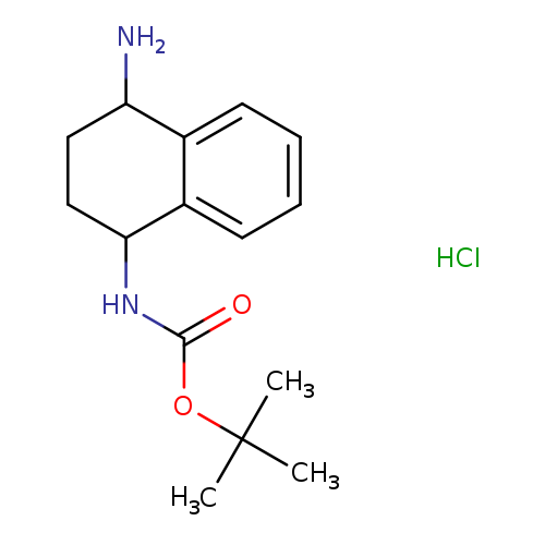 tert-butyl N-(4-amino-1,2,3,4-tetrahydronaphthalen-1-yl)carbamate hydrochloride