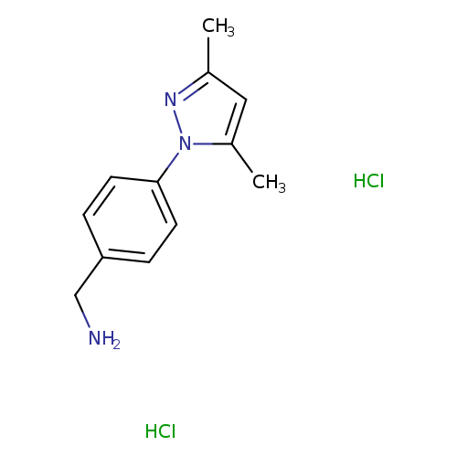 (4-(3,5-Dimethyl-1H-pyrazol-1-yl)phenyl)methanamine dihydrochloride