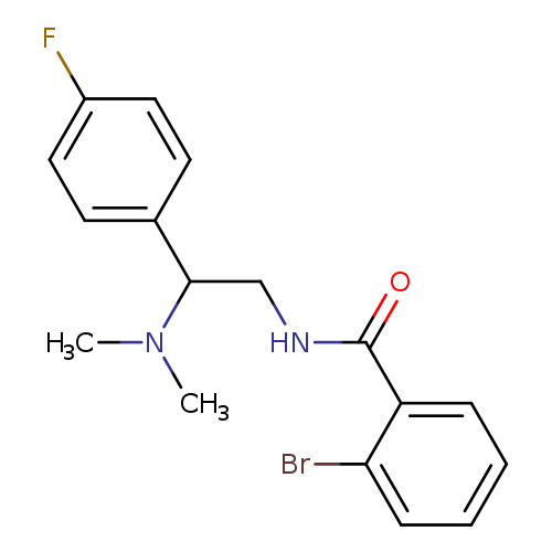 2-bromo-N-[2-(dimethylamino)-2-(4-fluorophenyl)ethyl]benzamide
