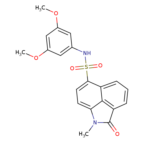 N-(3,5-dimethoxyphenyl)-1-methyl-2-oxo-1,2-dihydrobenzo[cd]indole-6-sulfonamide