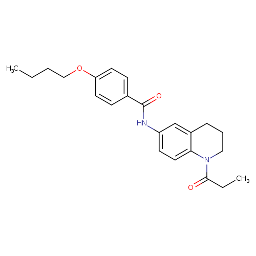 4-butoxy-N-(1-propanoyl-1,2,3,4-tetrahydroquinolin-6-yl)benzamide