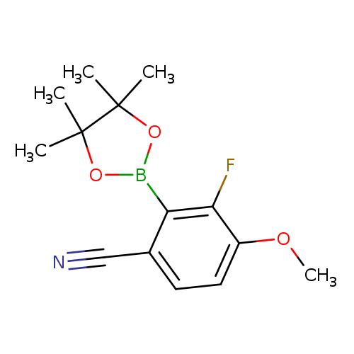 Benzonitrile, 3-fluoro-4-methoxy-2-(4,4,5,5-tetramethyl-1,3,2-dioxaborolan-2-yl)-