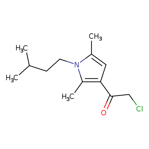 2-chloro-1-[2,5-dimethyl-1-(3-methylbutyl)-1H-pyrrol-3-yl]ethan-1-one