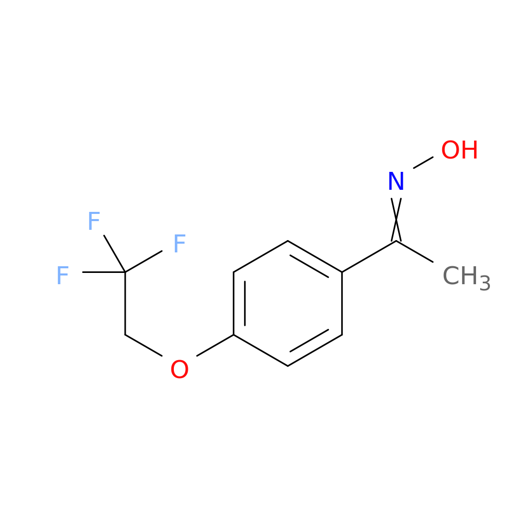 N-{1-[4-(2,2,2-trifluoroethoxy)phenyl]ethylidene}hydroxylamine