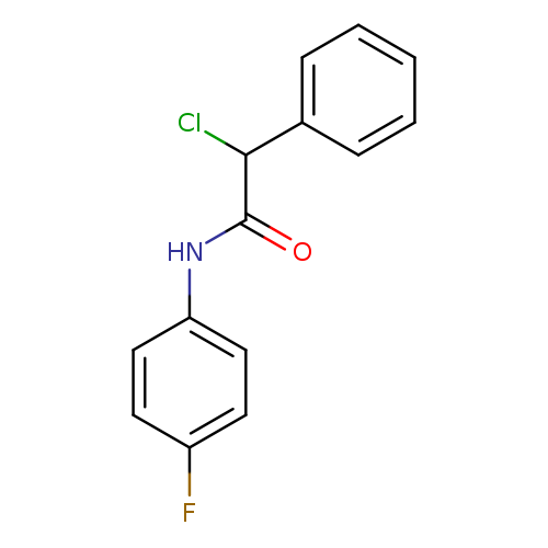 2-chloro-N-(4-fluorophenyl)-2-phenylacetamide