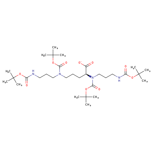 3,20-Dioxa-5,9,14,18-tetraazadocosane-9,10,14-tricarboxylic acid, 2,2,21,21-tetramethyl-4,19-dioxo-, 9,14-bis(1,1-dimethylethyl) ester, (10S)-