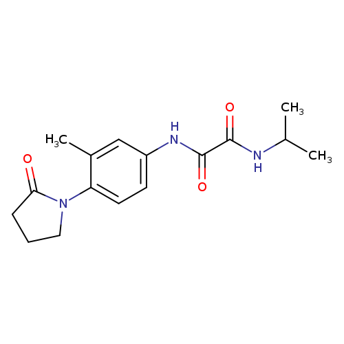 N'-[3-methyl-4-(2-oxopyrrolidin-1-yl)phenyl]-N-(propan-2-yl)ethanediamide