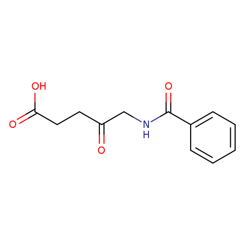 Pentanoic acid, 5-(benzoylamino)-4-oxo-