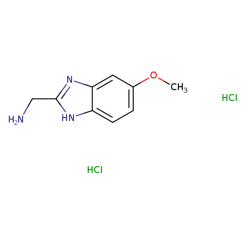 [(5-methoxy-1H-benzimidazol-2-yl)methyl]amine dihydrochloride