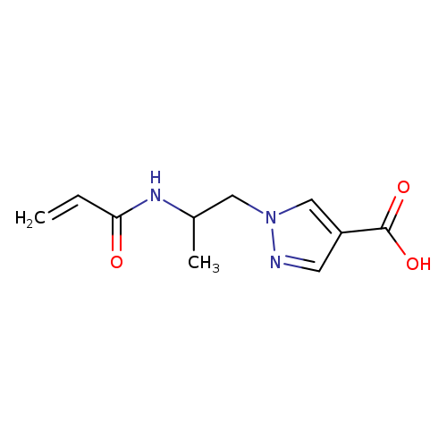 1-[2-(prop-2-enamido)propyl]-1H-pyrazole-4-carboxylicacid