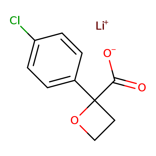 lithium(1+) ion 2-(4-chlorophenyl)oxetane-2-carboxylate