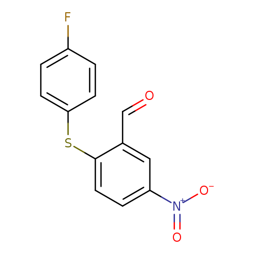 2-[(4-Fluorophenyl)sulfanyl]-5-nitrobenzenecarbaldehyde