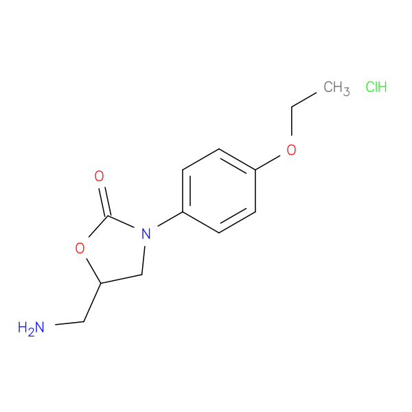 5-(aminomethyl)-3-(4-ethoxyphenyl)oxazolidin-2-one hydrochloride