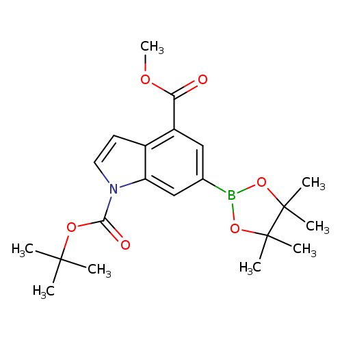 1-BOC-4-(Methoxycarbonyl)indole-6-boronic acid, pinacol ester