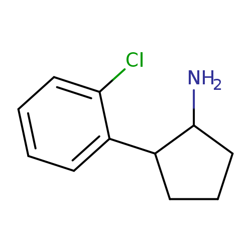 2-(2-Chlorophenyl)cyclopentan-1-amine