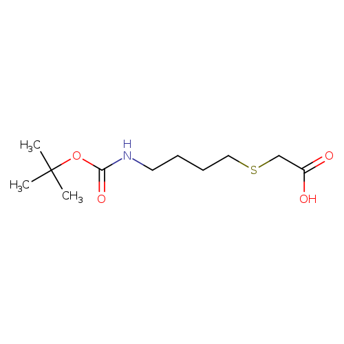 2-[(4-{[(tert-butoxy)carbonyl]amino}butyl)sulfanyl]acetic acid