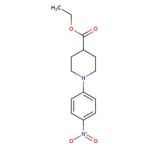 4-Piperidinecarboxylic acid, 1-(4-nitrophenyl)-, ethyl ester