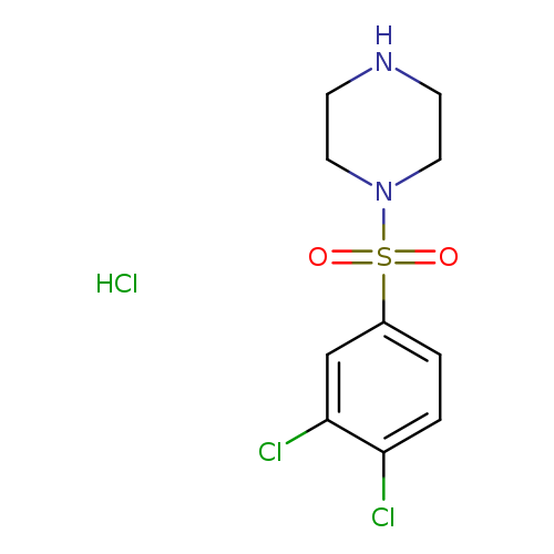 1-(3,4-dichlorobenzenesulfonyl)piperazine hydrochloride