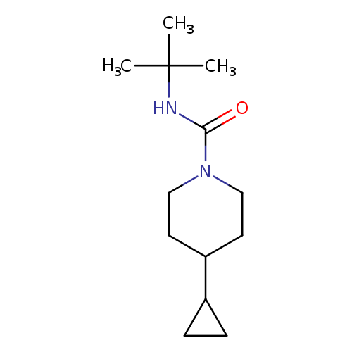 N-tert-butyl-4-cyclopropylpiperidine-1-carboxamide
