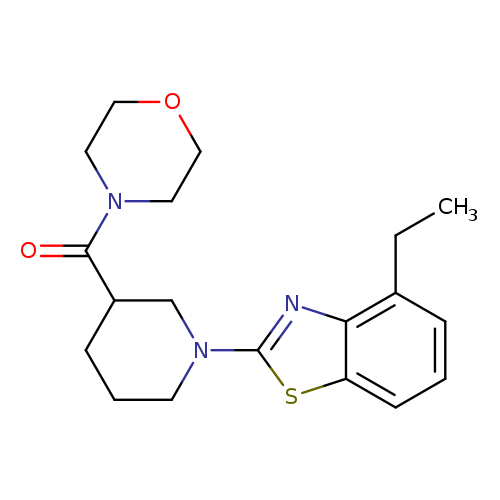 4-ethyl-2-[3-(morpholine-4-carbonyl)piperidin-1-yl]-1,3-benzothiazole