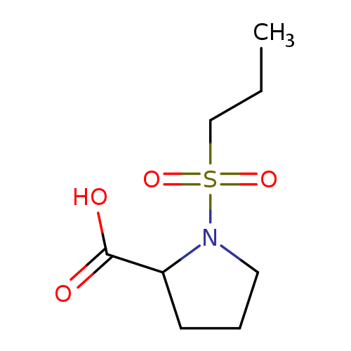 1-(propylsulfonyl)pyrrolidine-2-carboxylic acid