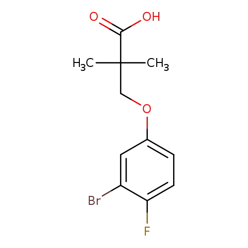 3-(3-Bromo-4-fluorophenoxy)-2,2-dimethylpropanoic acid