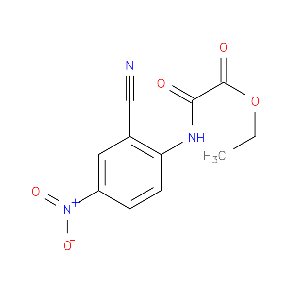 ethyl [(2-cyano-4-nitrophenyl)carbamoyl]formate