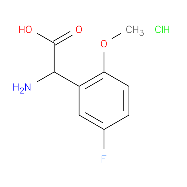 2-amino-2-(5-fluoro-2-methoxyphenyl)acetic acid hydrochloride