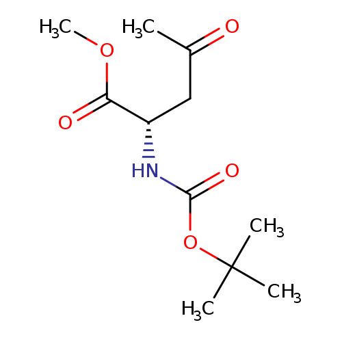Norvaline, N-[(1,1-dimethylethoxy)carbonyl]-4-oxo-, methyl ester